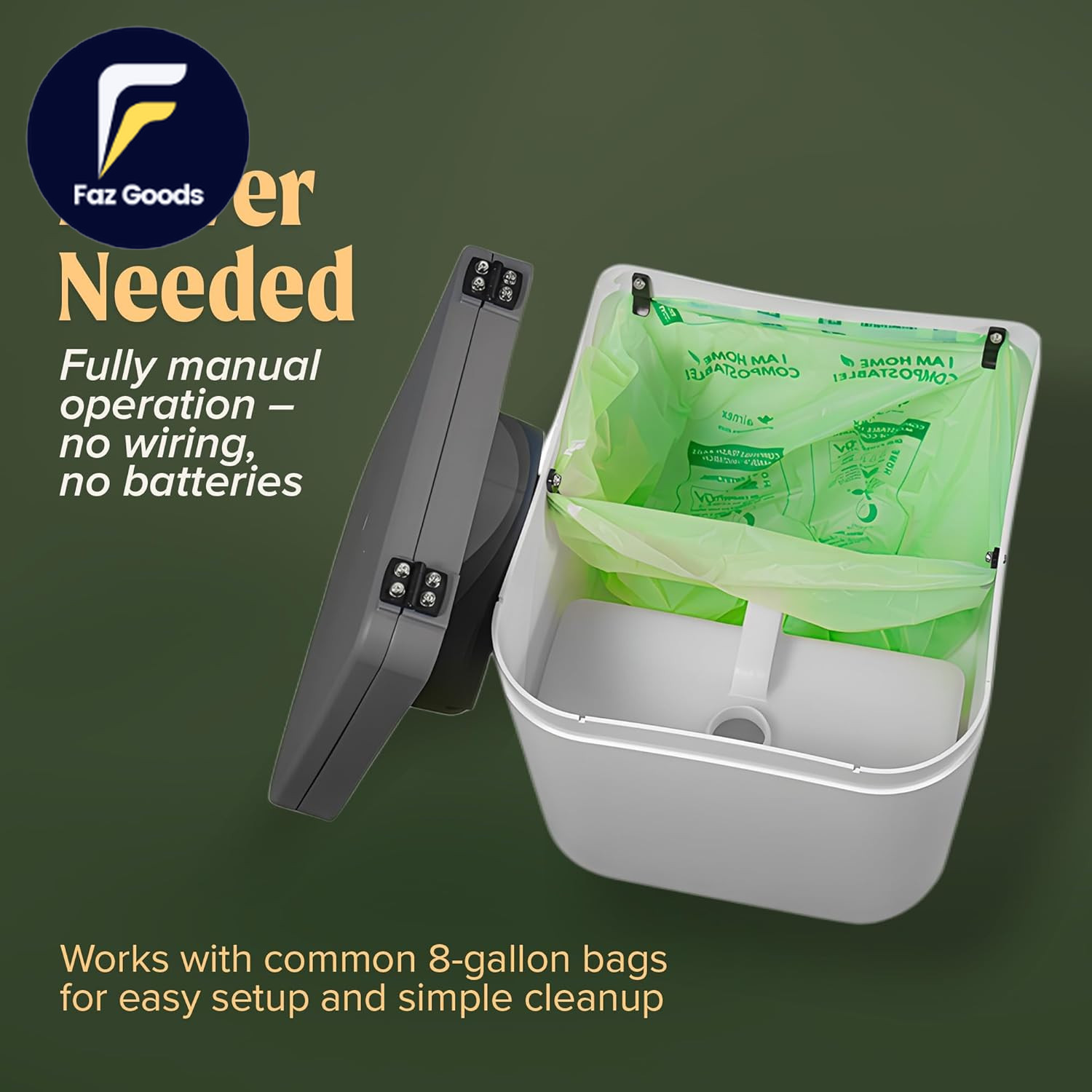 NOMAD by Portable Compost Toilet Camping Toilet for Truck Campers Hunting Blind