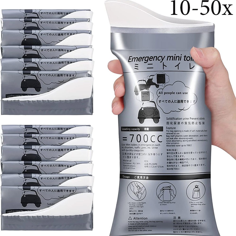 Unisex Disposable Emergency Portable Urine Bags Car Urine Bag 700ml Mini Toilet