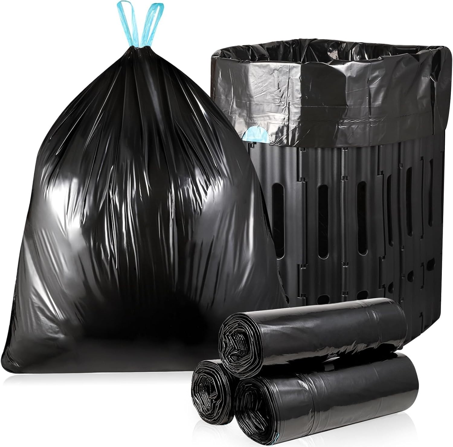 Universal Fit 30 Pack Heavy Duty 8 Gallon Portable Toilet Bags for Camping