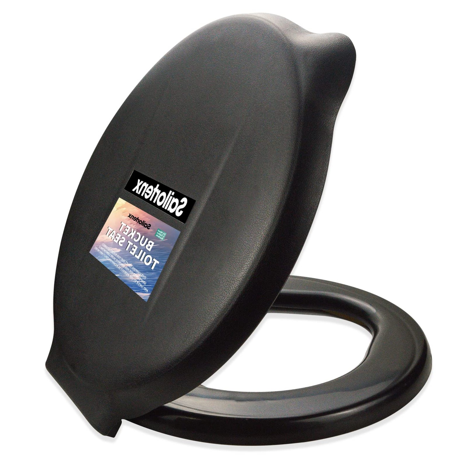 Bucket Toilet Seat with Lid – Portable Toilet for Camping, Outdoor & Boating