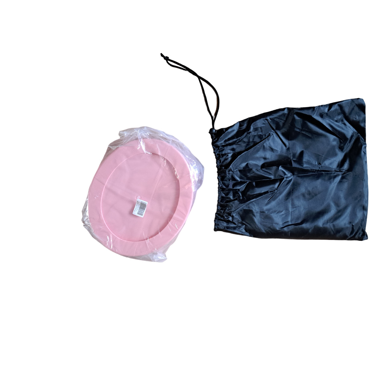 Pink Portable Folding Toilet Outdoor Camping Hiking Traveling Car Trips 4 Adults