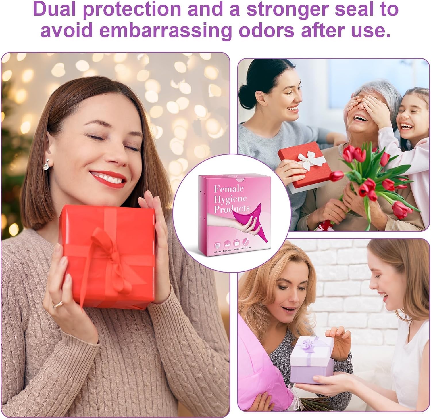 Female Urinal, Reusable Silicone Foolproof Women Pee Funnel Allows Women to P…