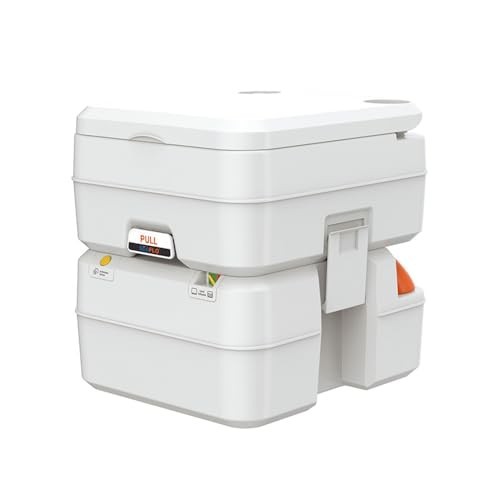 Portable Toilet for RV, Boat & Camping – 5.3 Gallon, Multifunctional Design