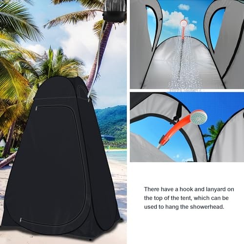Pop Up Privacy Shower Tent Camping Portable Toilet Tent Outdoor Changing Porta
