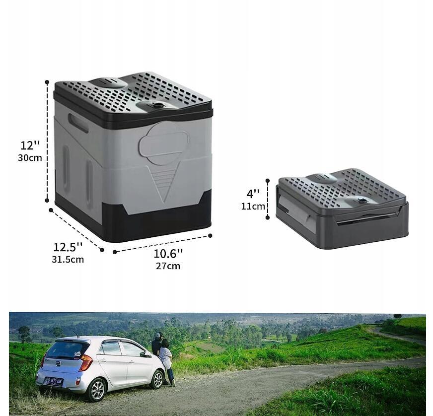 20L Portable Folding Toilet Seat For Camping Toilet Travel Hiking Outdoor Potty
