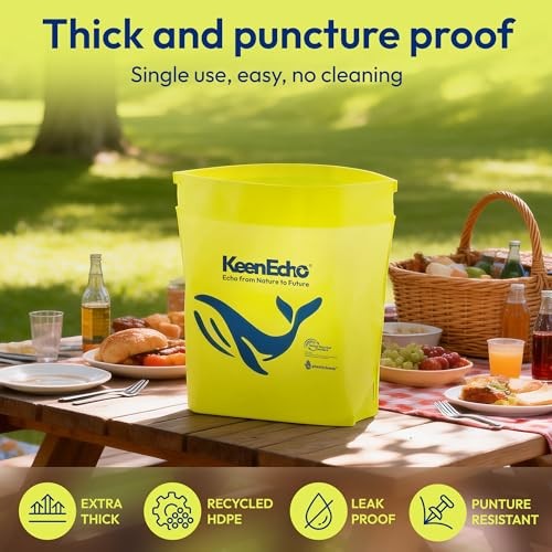 Disposable Car Garbage Bin Bags, 60 pcs, Yellow, Yellow 60 Count (Pack of 3)