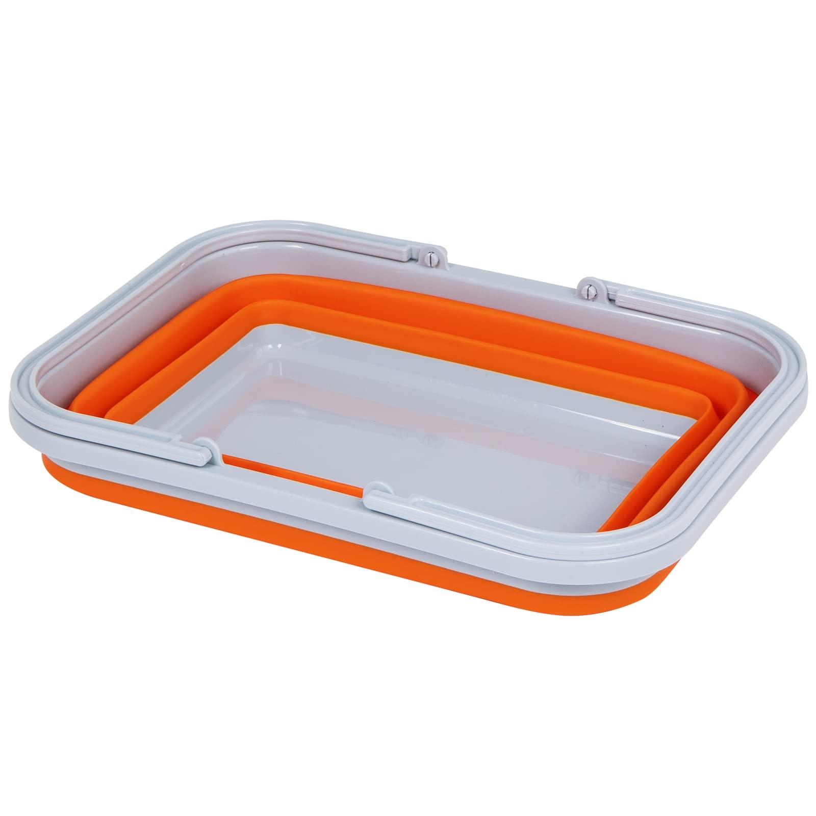 2 Pack Collapsible Sink with Handle Towel, 2.37 Gal / 9L Foldable Wash Basin …
