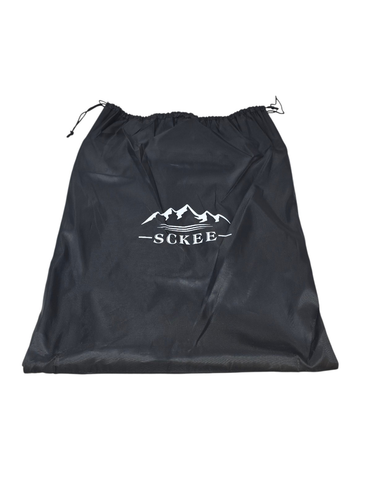 SCKEE ‎‎ZDHWMT-01 16.5” XL Portable Tall Camping Toilet+Lid+Carry Bag Black OB