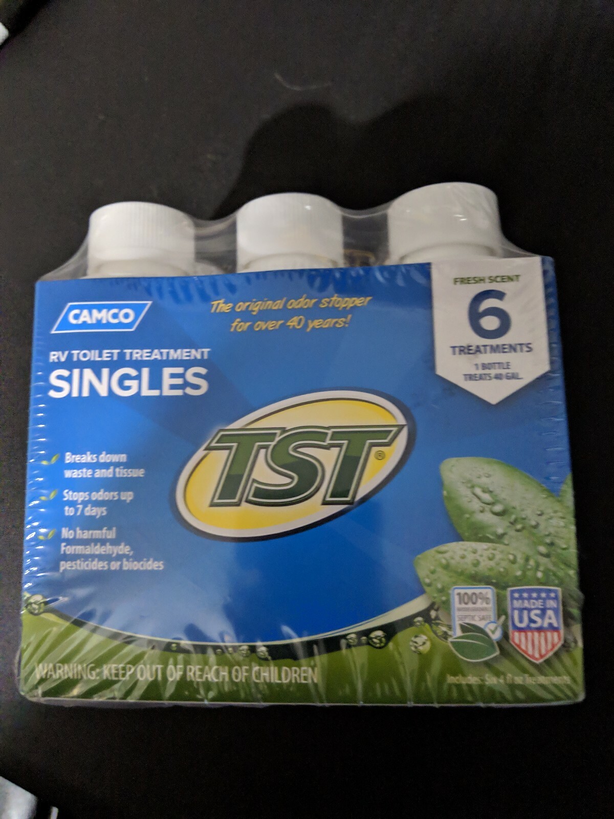 Camco 6 pack RV Toilet Treatment Singles