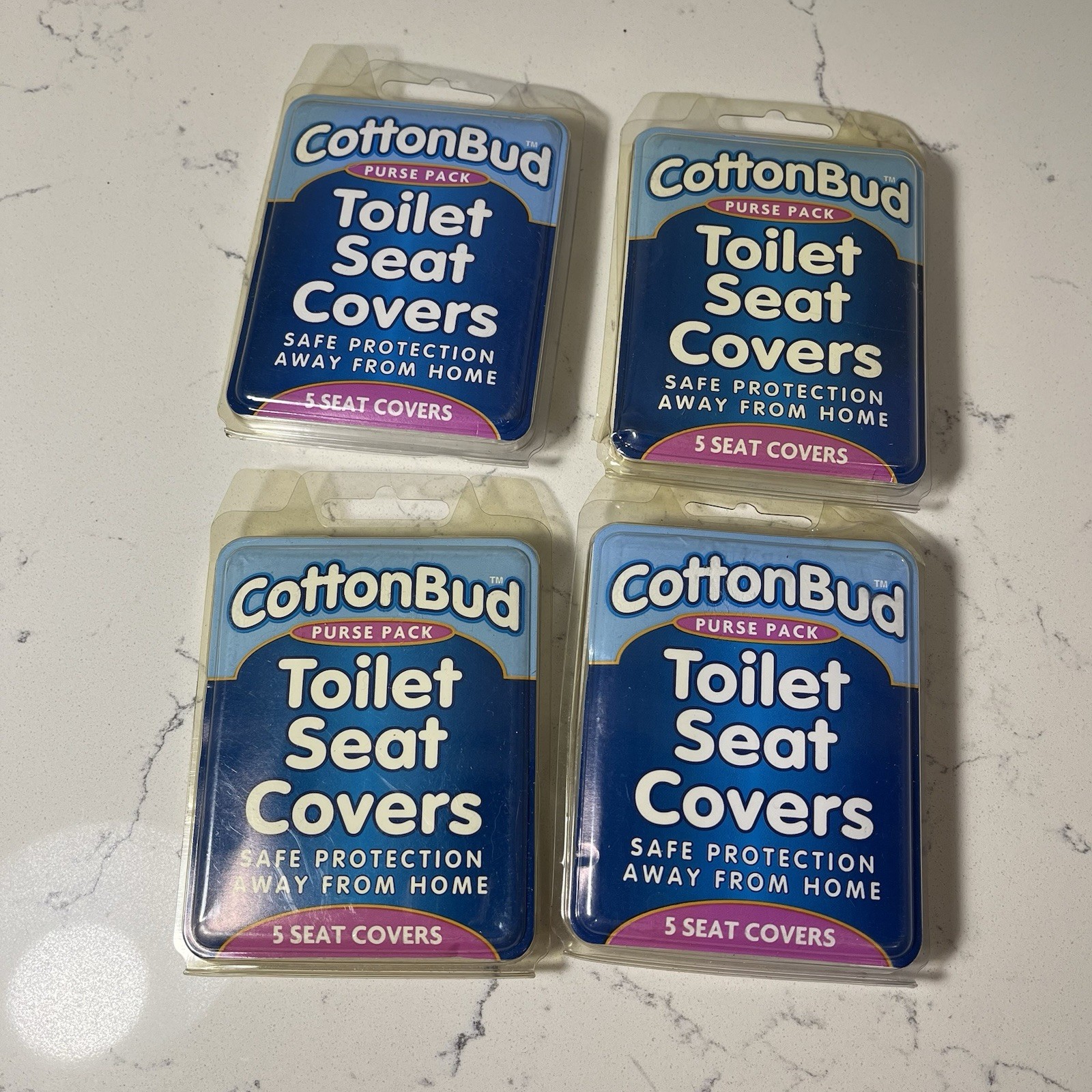 Cottonbud Toilet Seat Covers 4 Packs Camping, Traveling & Restrooms NOS Sealed