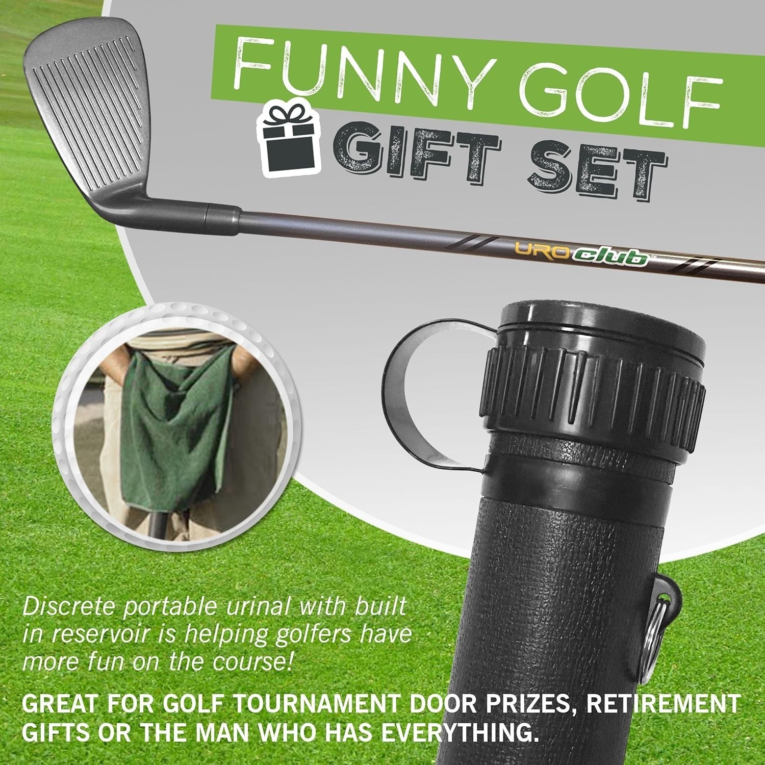 Large Waterproof Urinal Disguised As Golf Club – Perfect For Outdoors