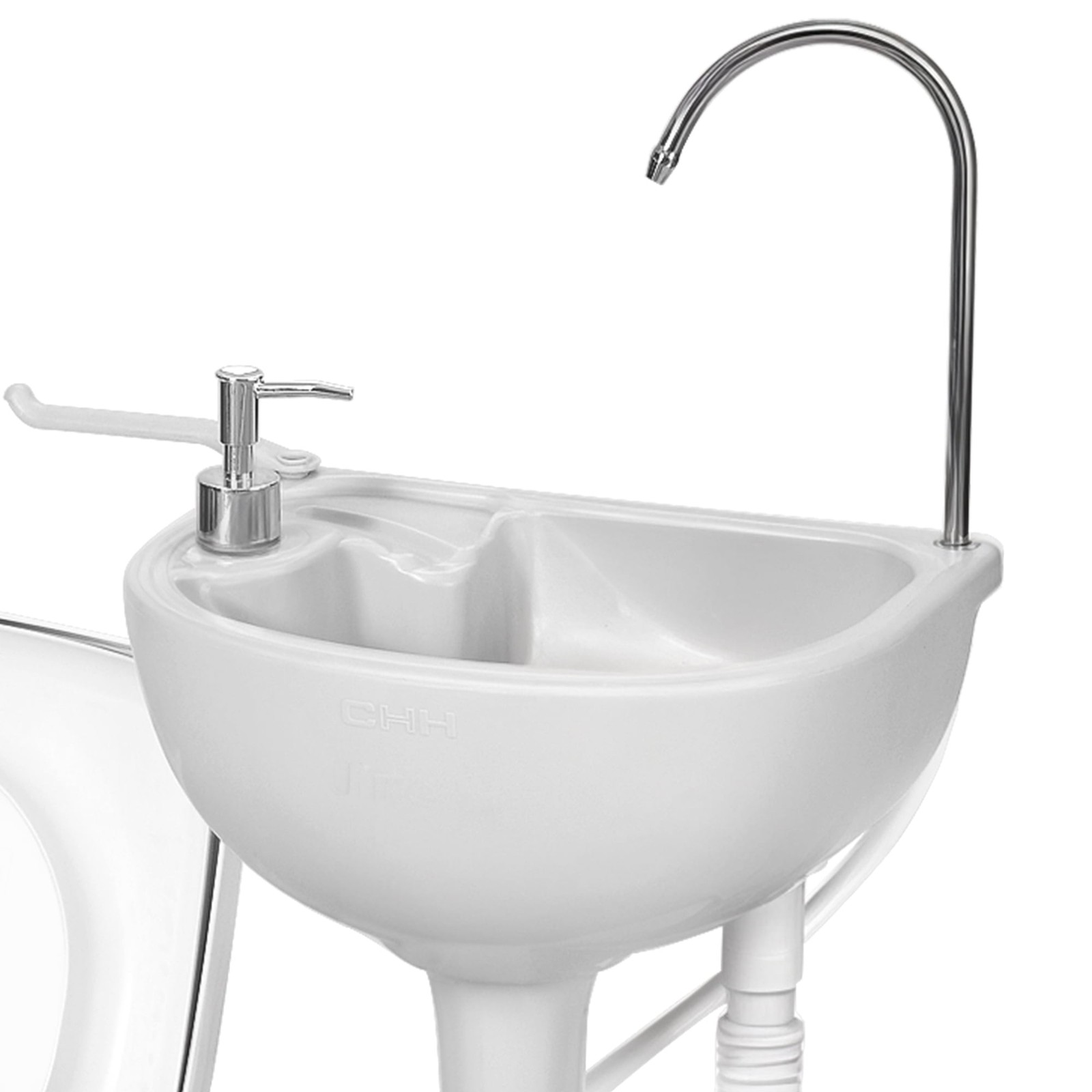 5.3 Gallon Portable Toilet 17L Portable Camping Sink Hand Wash Basin Station