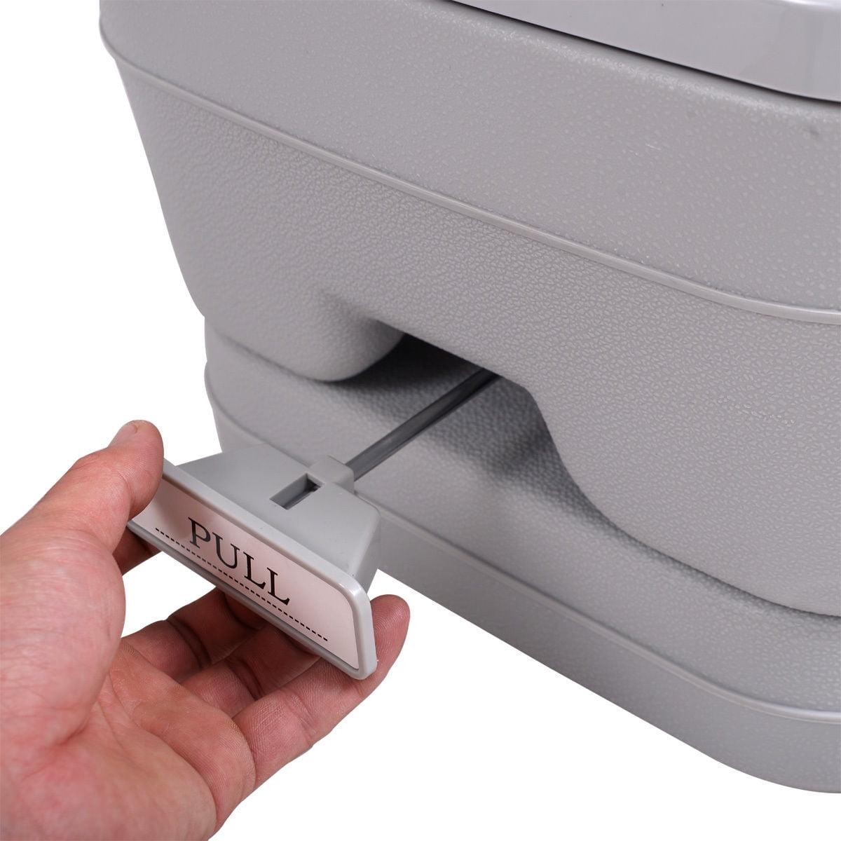 2.6 Gallon Camping Toilet Outdoor Porta Potty for RV Travel Camping Boating