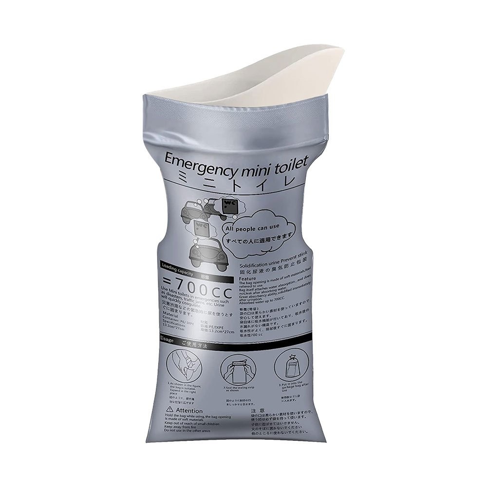 700ml Disposable Urine Pee Bag Car Travel Emergency Toilet Bags Unisex 10-50Pcs