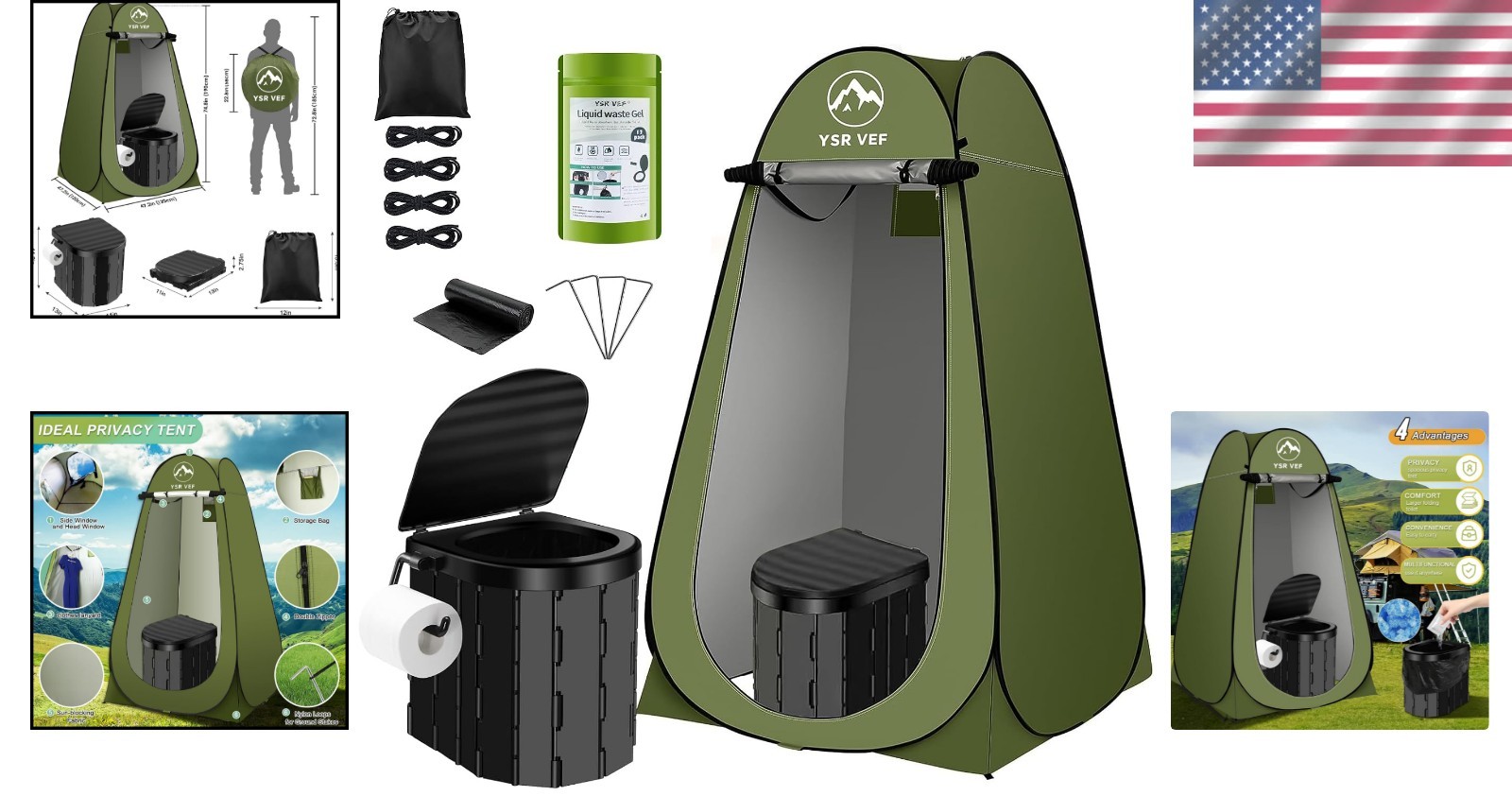 Privacy Pop-Up Tent for Outdoor Activities