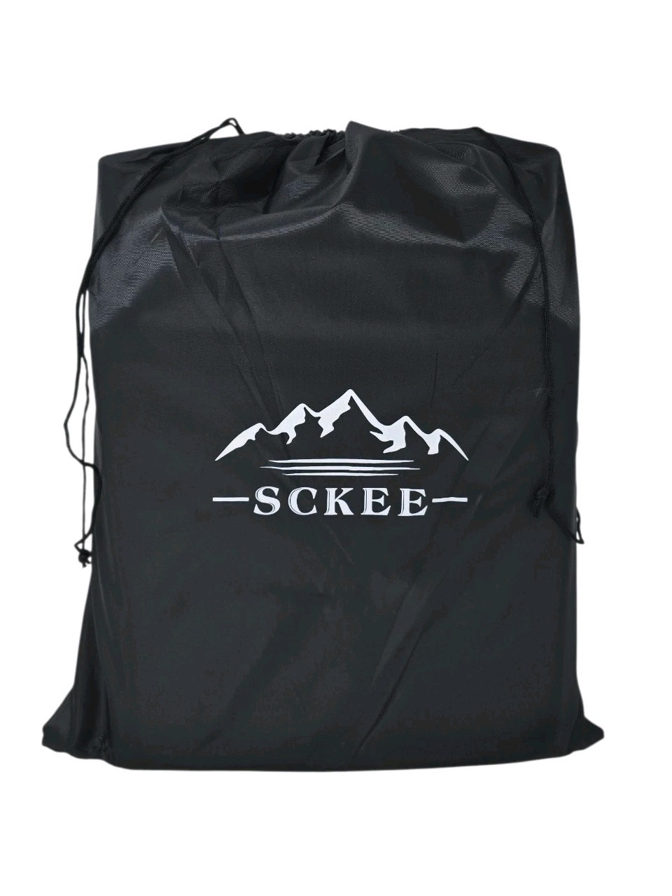 SCKEE ‎‎ZDHWMT-01 16.5” XL Portable Tall Camping Toilet+Lid+Carry Bag Black OB