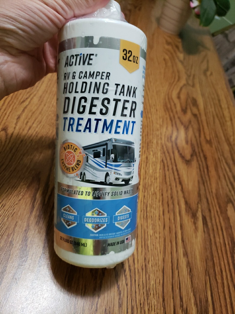 Active RV & Camper Holding Tank Digester Treatment 16 (2oz) Treatments New 32oz