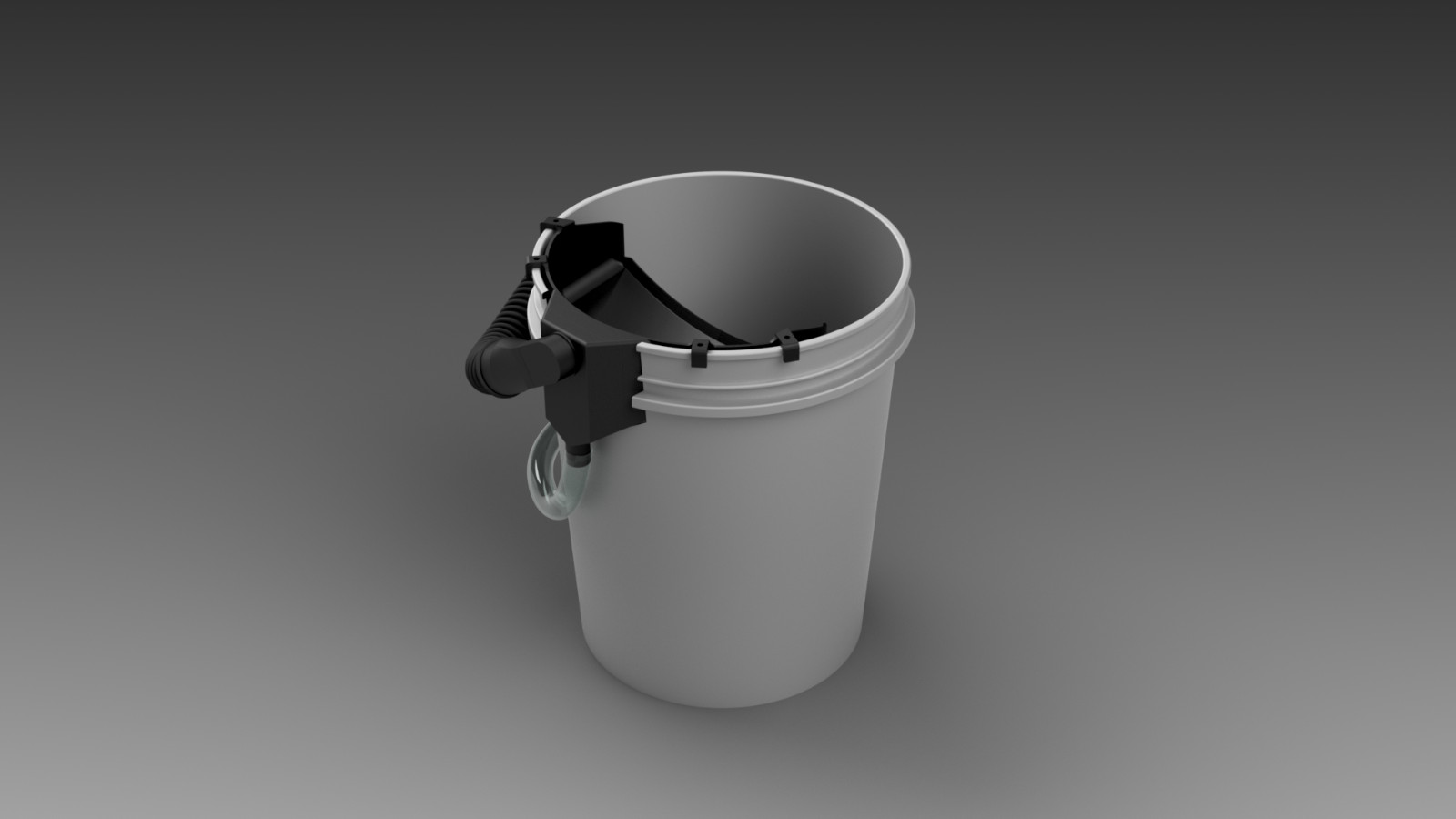 DIY Compost Toilet XL Urine Diverter and Ventilation Kit