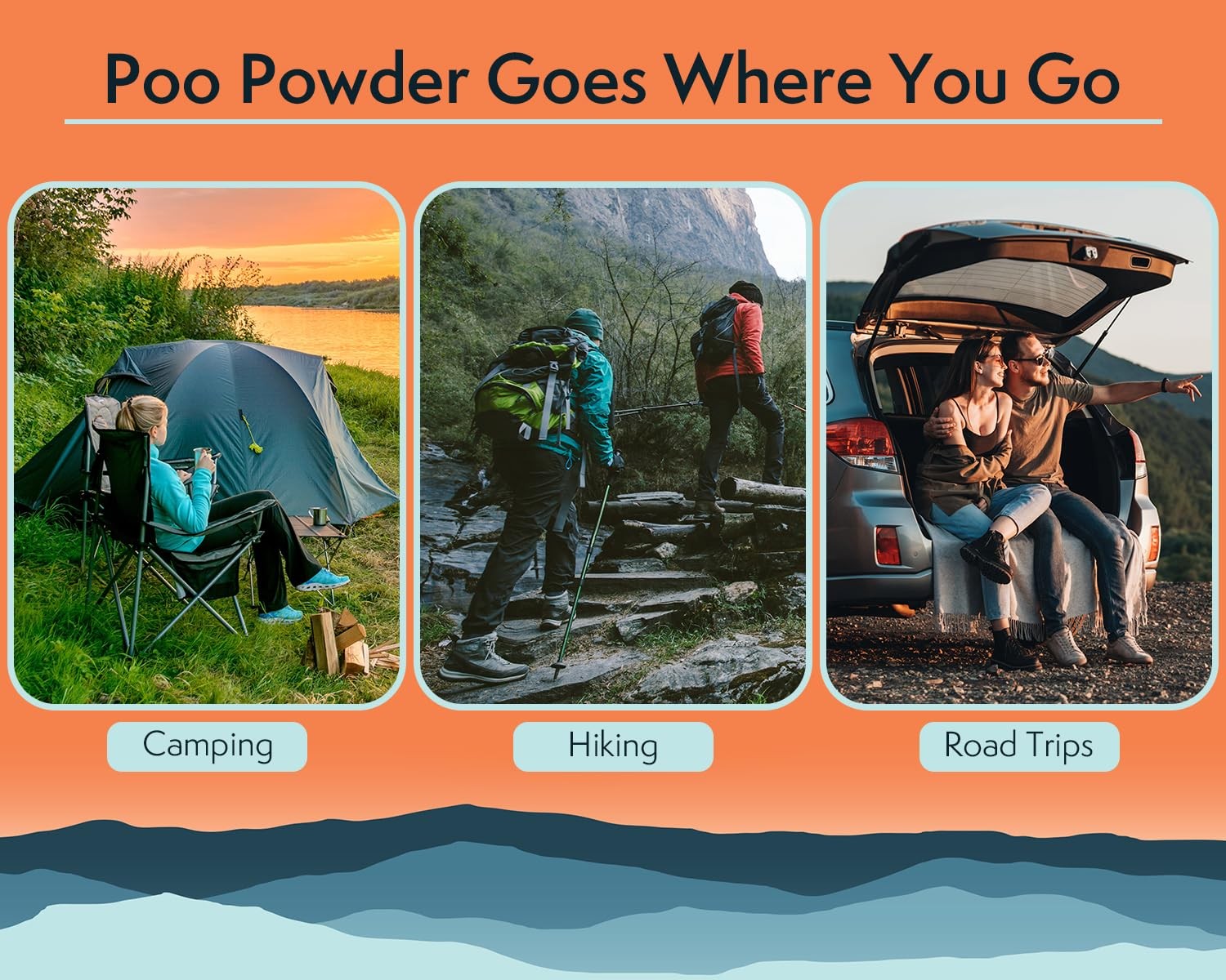 Cleanwaste Mini Poo Powder Waste Treatment-55 Use (D556POW)