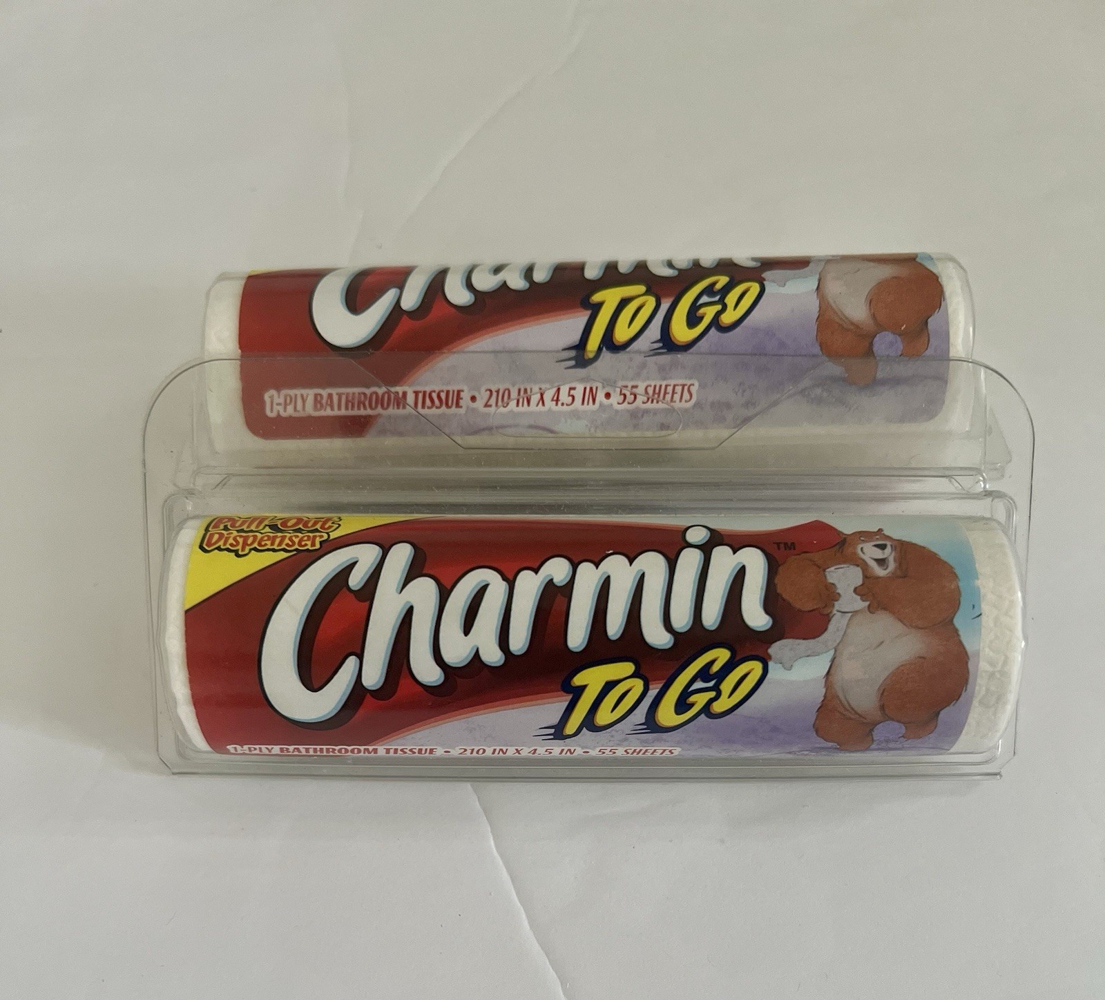 Charmin To Go Toilet Paper Compact & Portable – Hiking – Backpack 2 Rolls