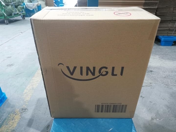 VINGLI Portable Toilet | Indoor Outdoor Commode w/Detachable Inner White