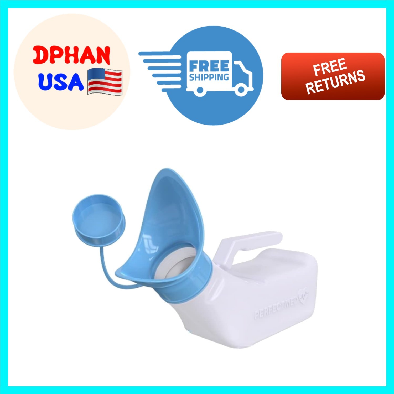 Travel-Ready 32oz Portable Female Urinal – Effortless and Discreet Solutions