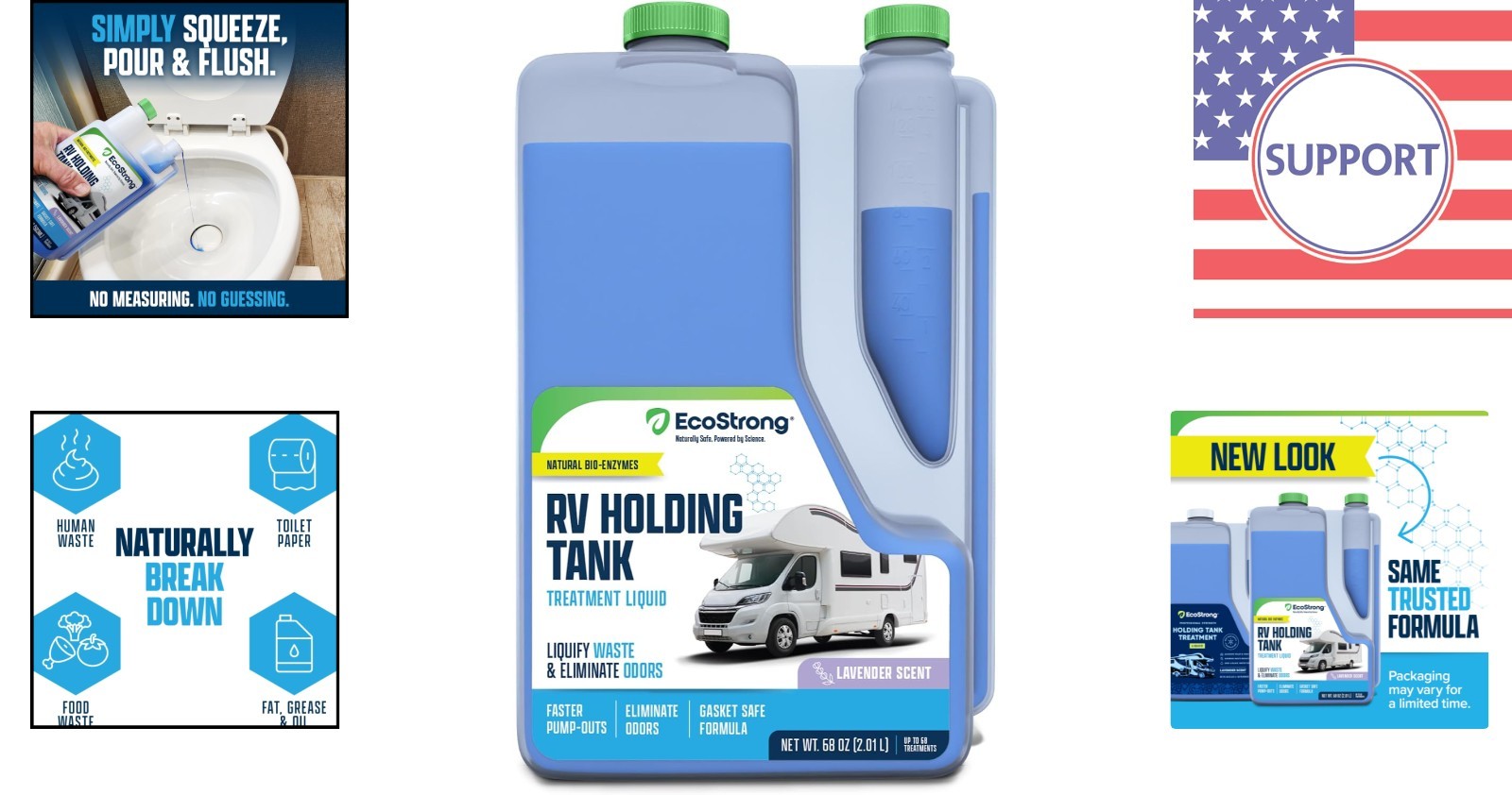 Superior RV Odor and Waste Treatment – 68 Fl Oz Liquid, Safe Around Vegetation