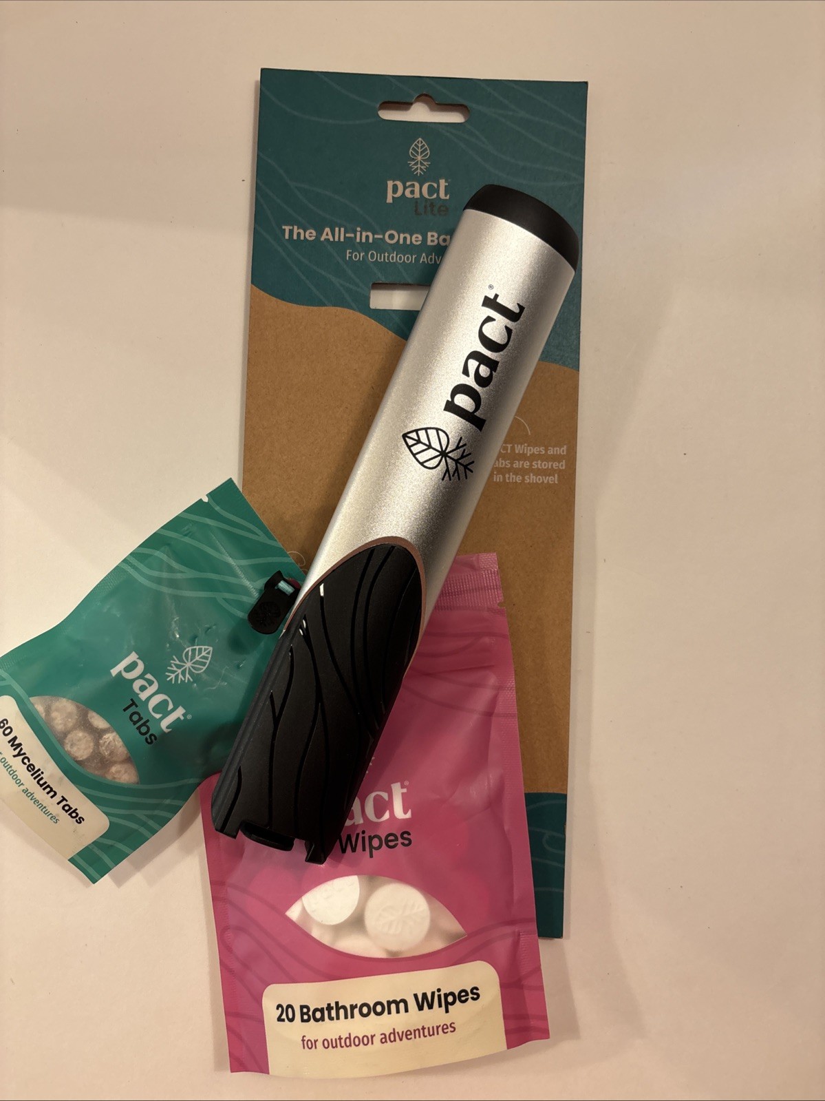 PACT Lite Outdoor Adventures 3pc Sustainable All-In-One Bathroom Kit