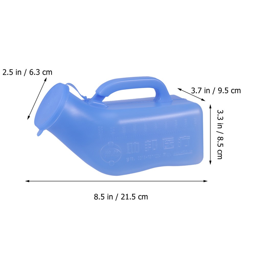 2Pcs Potty Portable Car Toilet Urinal for Travel and Camping