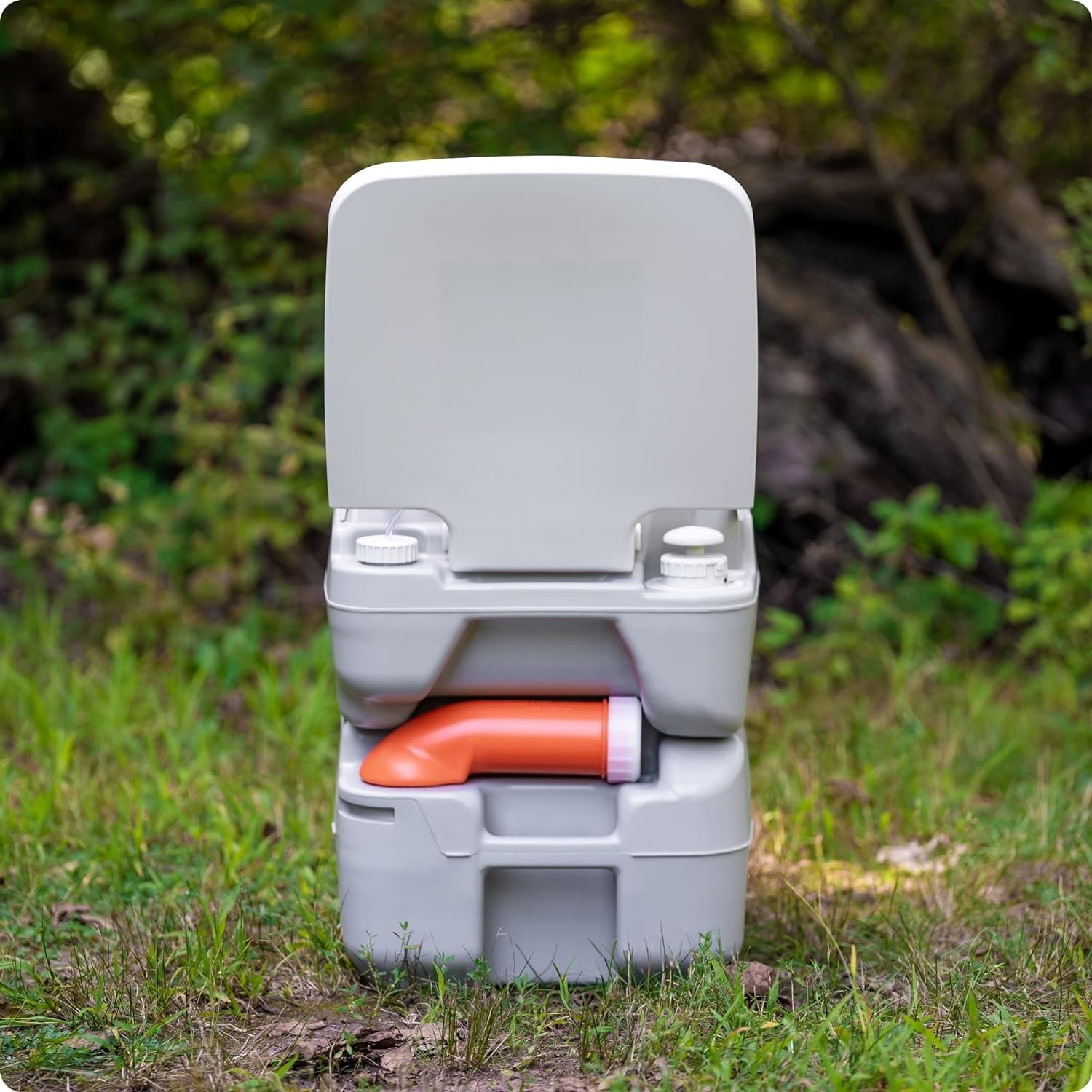 Comfortable Portable Toilet with Waste Level Indicator