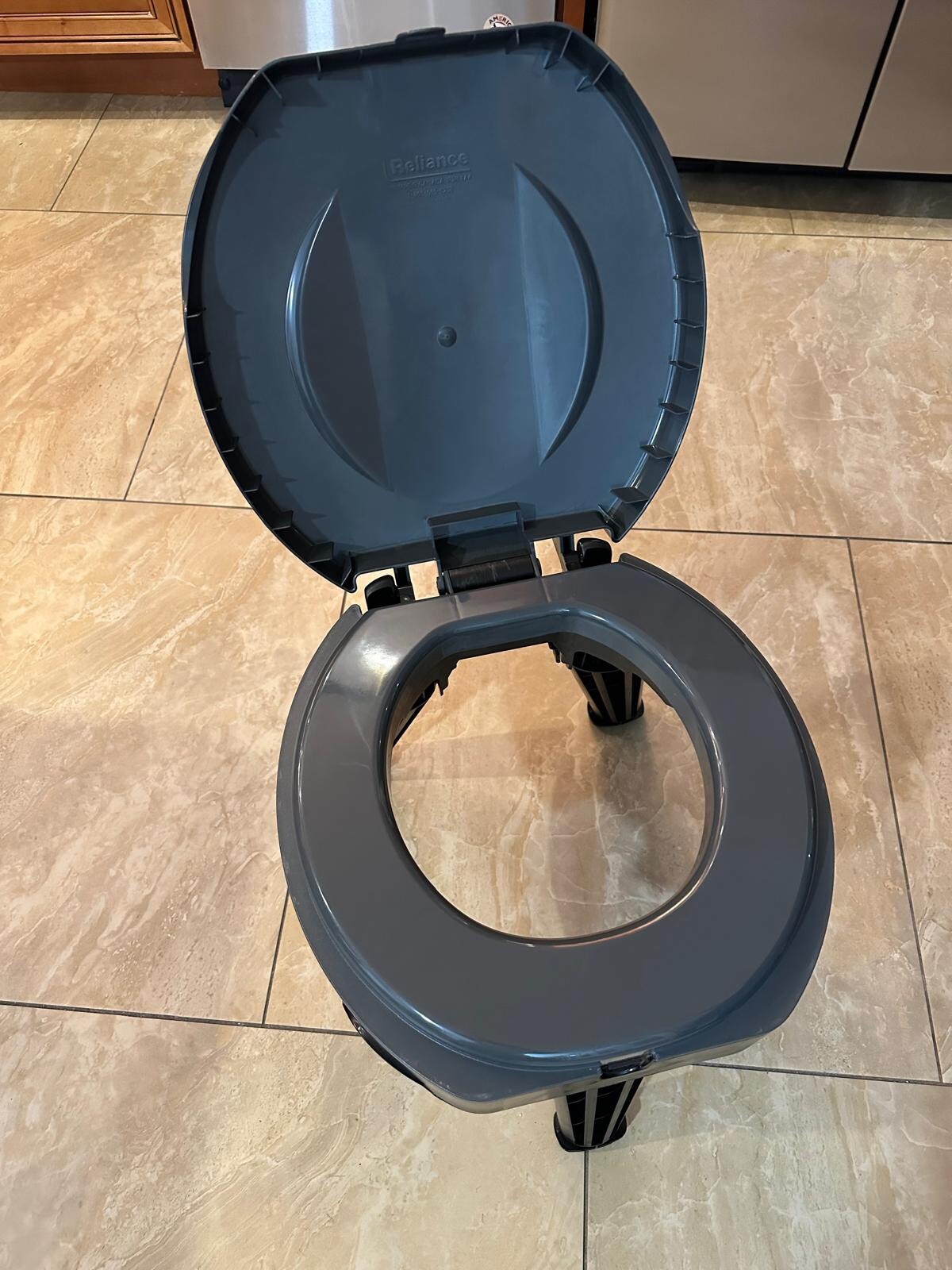 Folding Portable Toilet Reliance Fold-To-Go Collapsible Camping and Hiking Trips