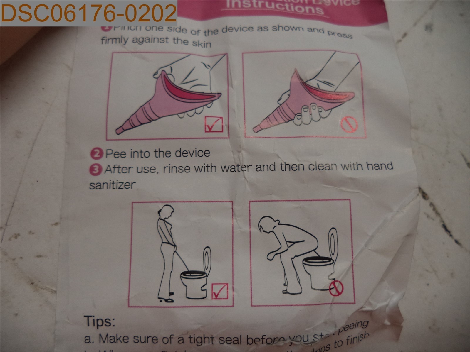 Sunany Female Urination Device, Pink, Silicone