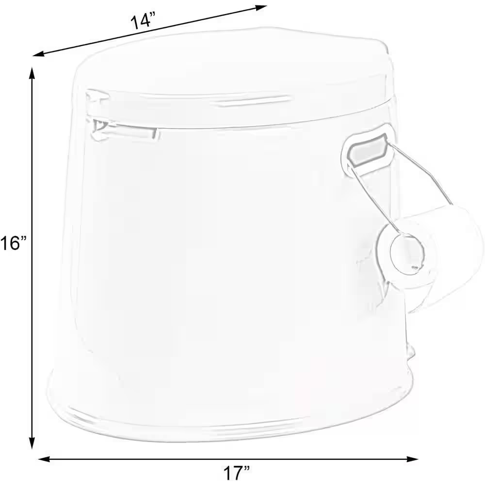 Portable Travel Toilet for Camping and Hiking with Travel Bag Non-Electric Water