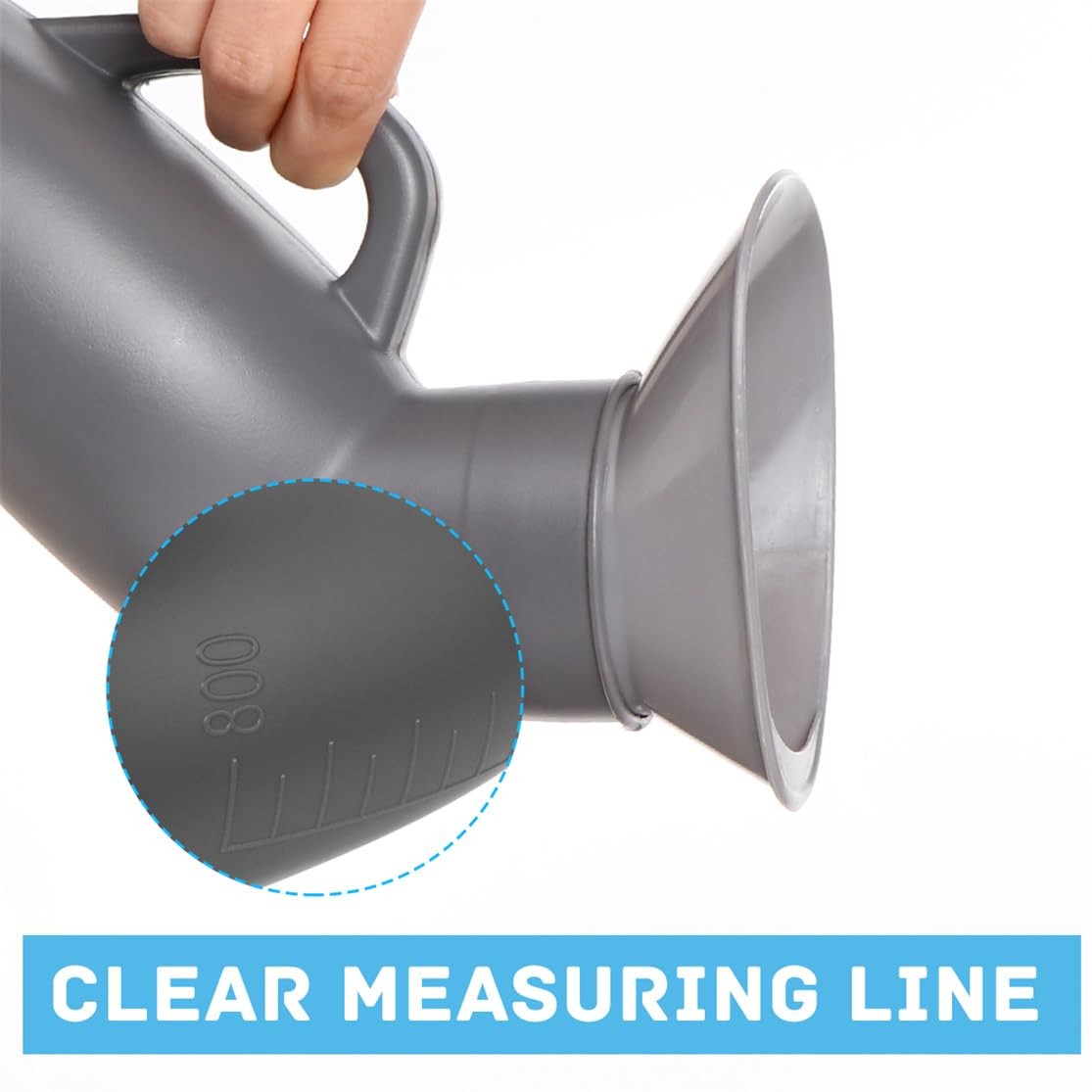 Portable Male Urinals 800ML Plastic Pee Bottles Outdoor Travel Urinals for Men