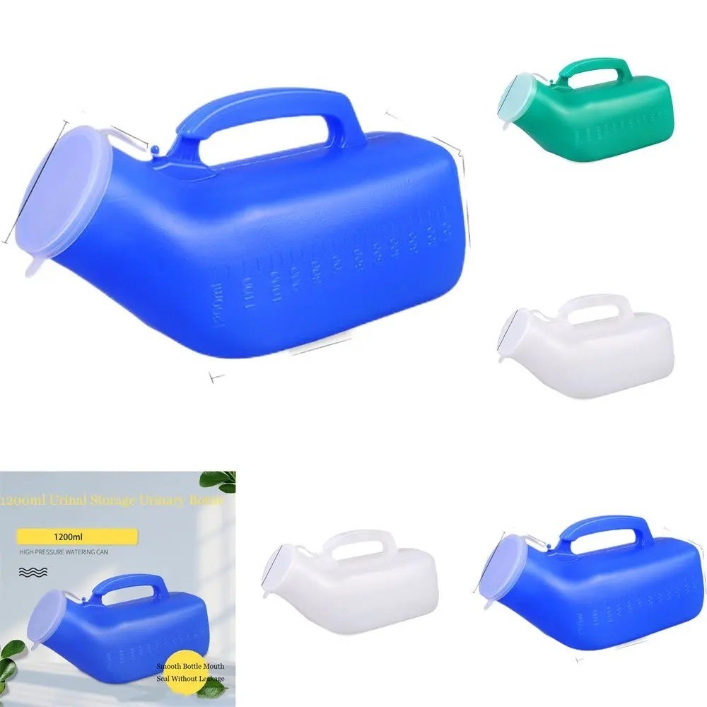 1200ml Portable Men Mobile Toilet Car Travel Camp Urine Pee Handle Urinal Storag