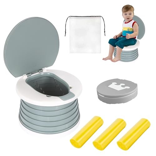 portable, foldable potty seat for toddler, Training Toilet Seat Small Gray