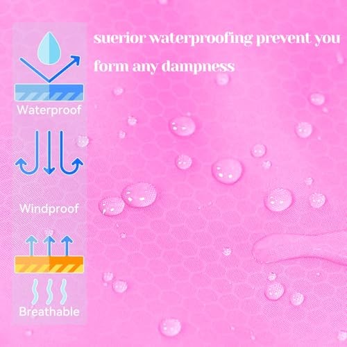 Sleeping Bags for Adults&Kids,Lightweight Waterproof Warm Weather Sleeping Pink