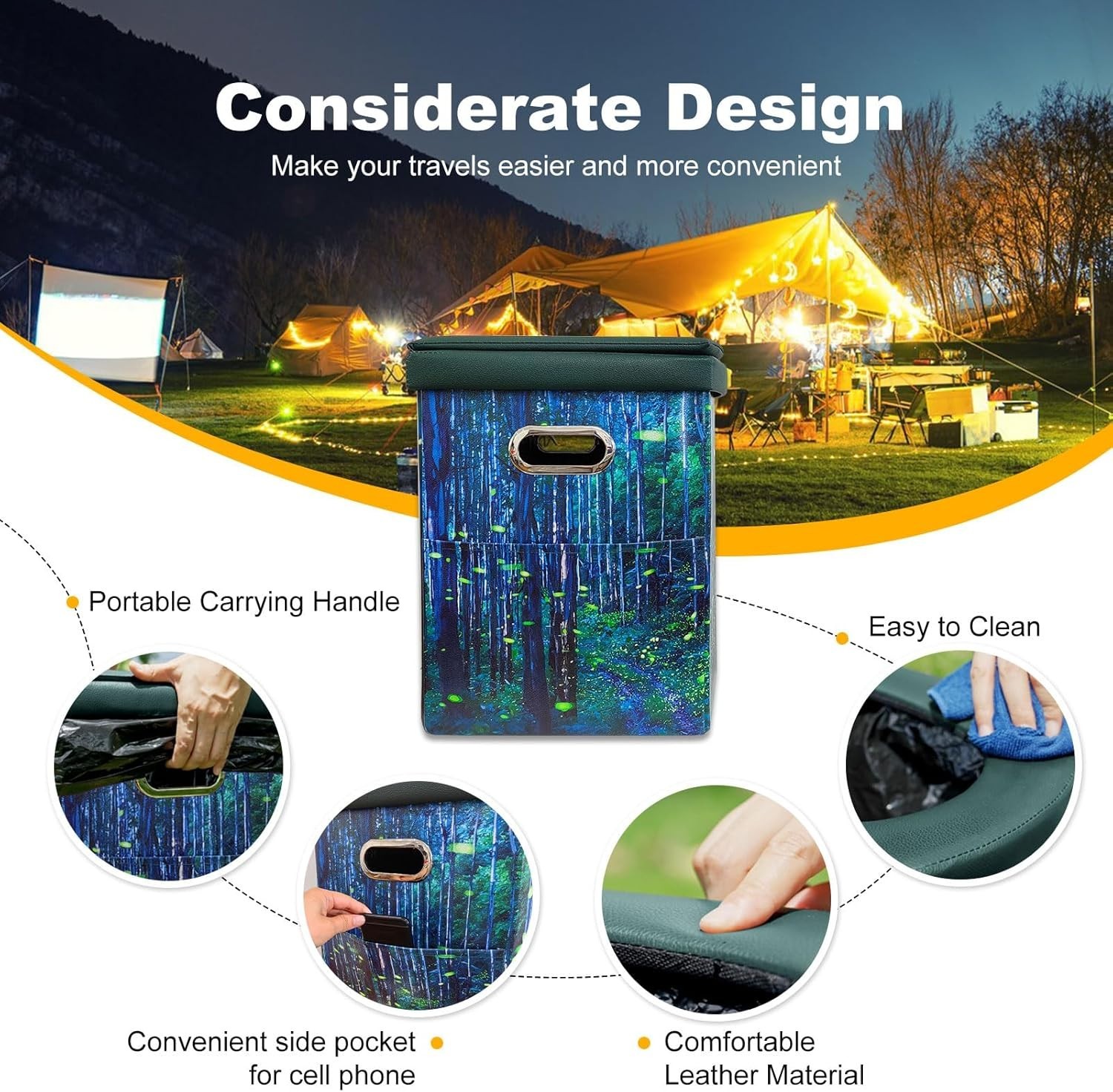 Tall Portable Toilet for Adults Lightweight 2.33 Kg Ideal for Outdoor Activities
