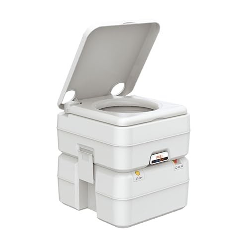 Portable Toilet for RV, Boat & Camping – 5.3 Gallon, Multifunctional Design