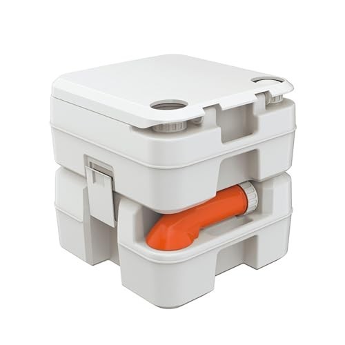 Portable Toilet for RV, Boat & Camping – 5.3 Gallon, Multifunctional Design