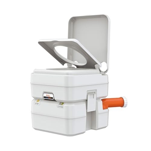 Portable Toilet for RV, Boat & Camping – 5.3 Gallon, Multifunctional Design
