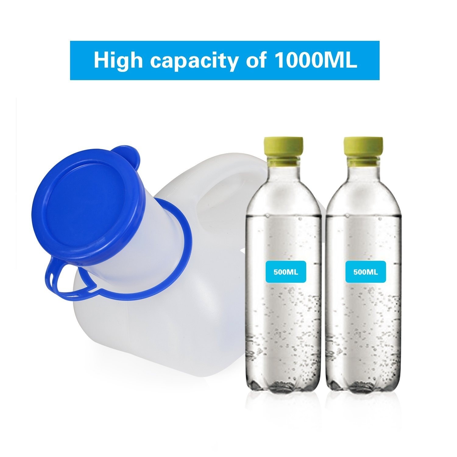 AWOKEN Portable Unisex Urinal for Camping and Travel, Leakproof Pee Bottle
