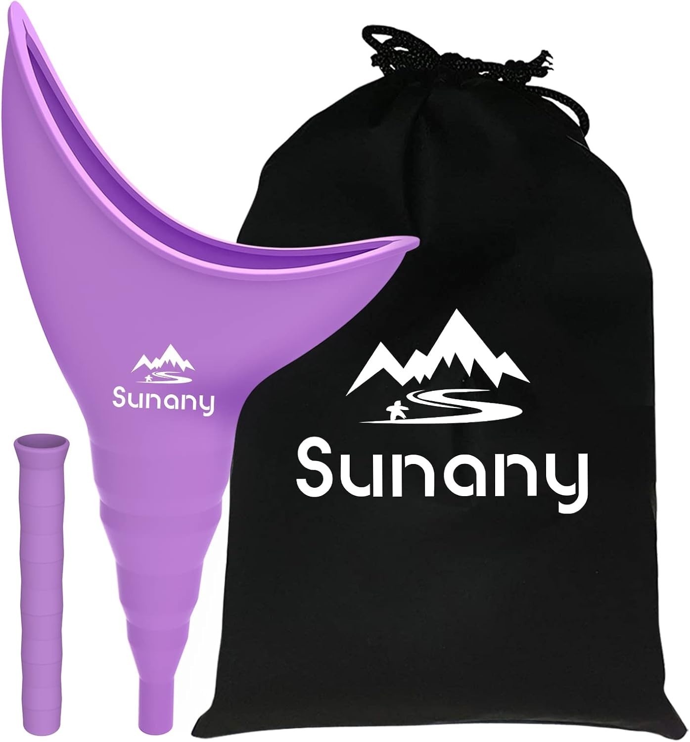 Female Urinal, Reusable Silicone Foolproof Women Pee Funnel Allows Women to P…
