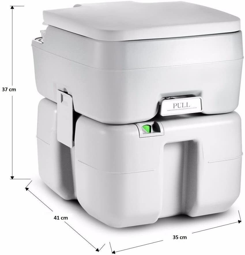 inodoro portátil cómoda compacta para interiores y exteriores con bolsa de viaje