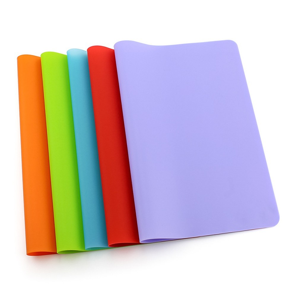 Reusable Waterproof Silicone Table Placemat for Camping Kitchen 40x30cm