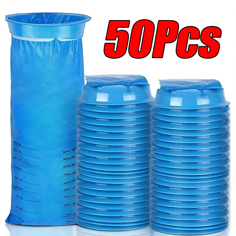 5-50Pcs 1000ML Portable Disposable Travel Car Airplane Motion Sickness Nausea Vo