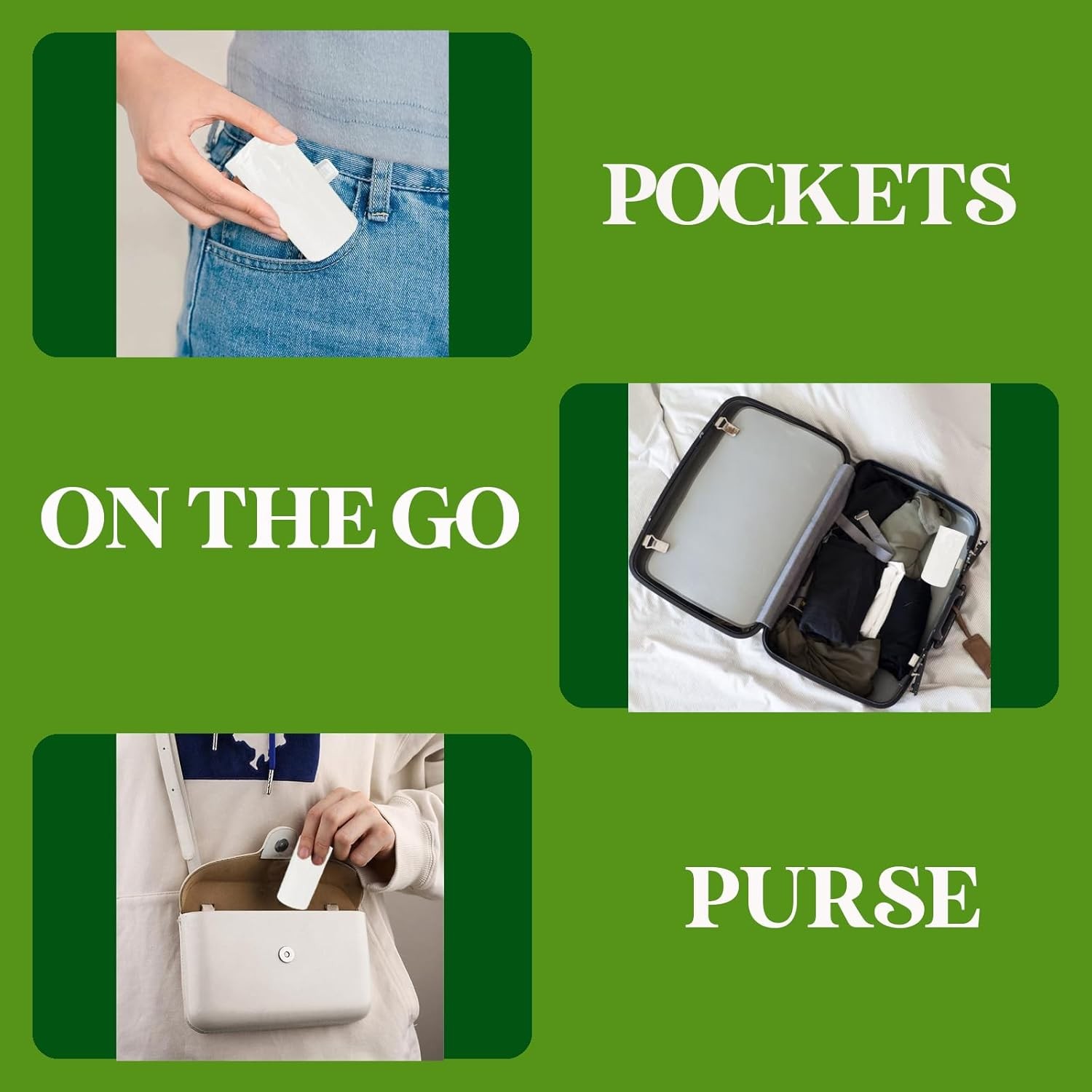 Travel Toilet Paper 12 Rolls Portable Pack Toilet Tissue Compact Soft