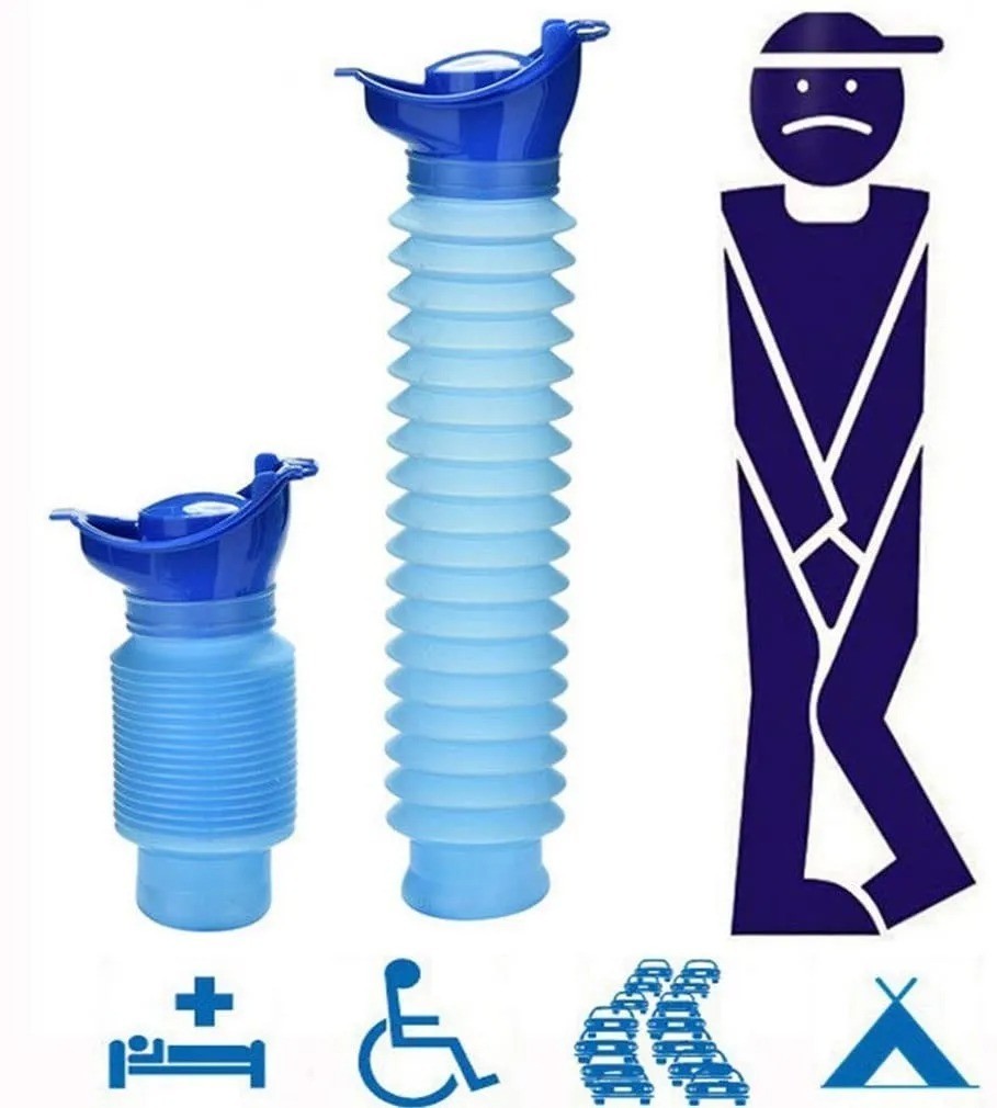 Portable Urinal Male Female Emergency Travel Camping Car Toilet Pee Bottle Kit