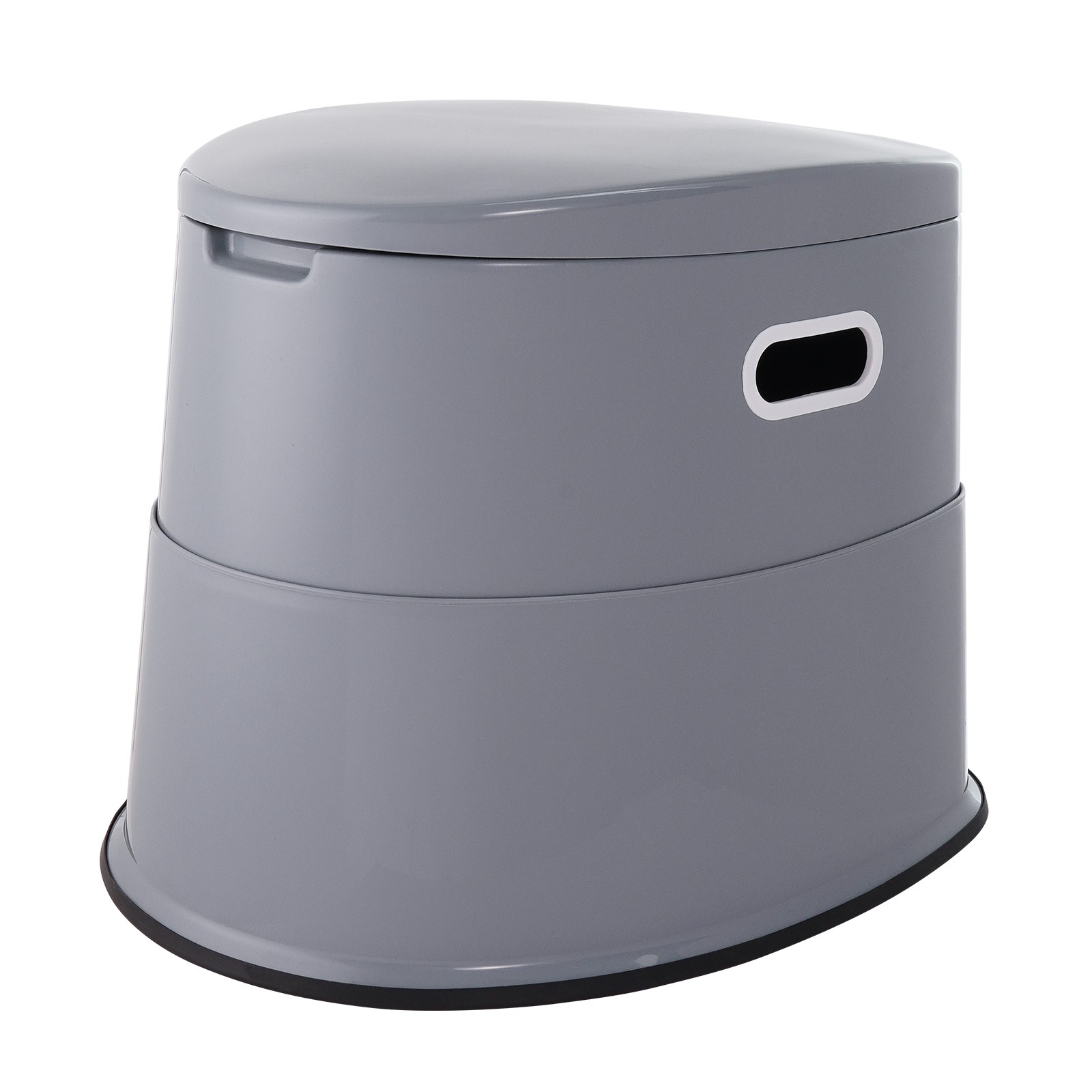 VEVOR Portable Camping Toilet Inner Bucket with Lid Phone Shelf and Paper Holder