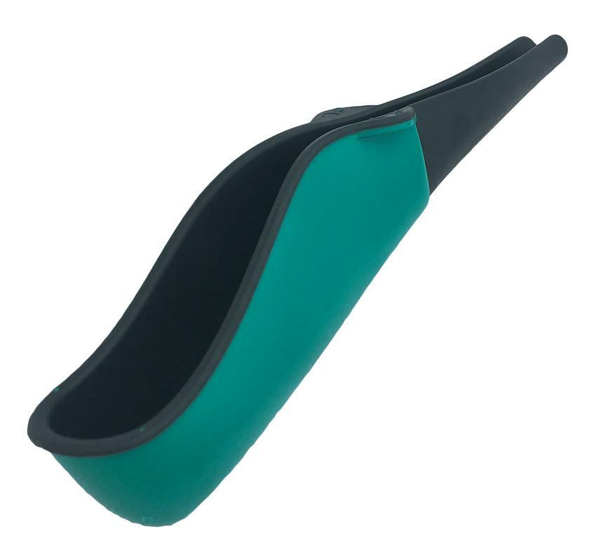 The Tinkle Belle Portable Female Urination Device, Teal and Grey with Case